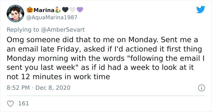 People Are Sharing The Worst Work Emails They’ve Gotten In This Infuriating Twitter Thread (30 Tweets) People Are Sharing The Worst Work Emails They’ve Gotten In This Infuriating Twitter Thread (30 Tweets)