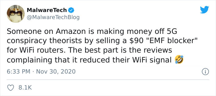 Amazon Sellers Are Ripping Off Conspiracy Theorists With These 5G &#8216;Blockers&#8217; For $90, And The Internet Can&#8217;t Stop Making Fun Of Them