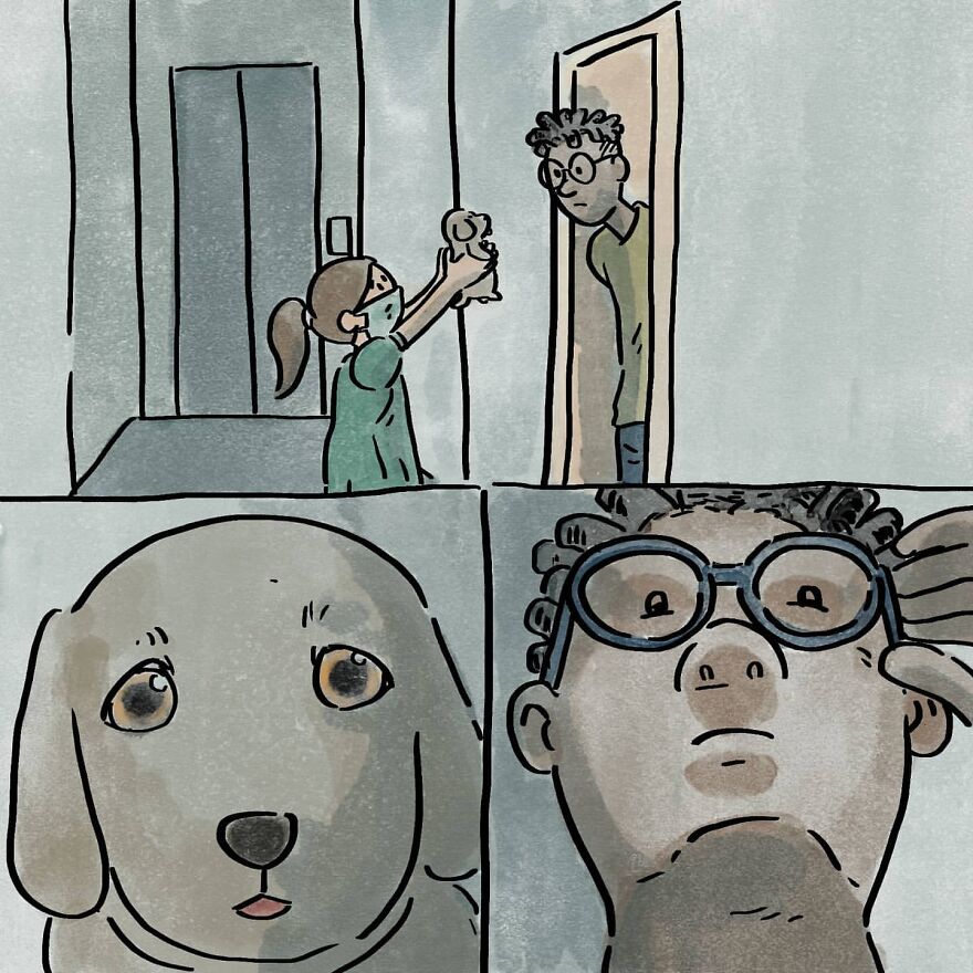 Artist’s Comic “The Choice” Shows Two Different Outcomes That Come From Choosing To Have Or Not To Have A Dog Artist’s Comic “The Choice” Shows Two Different Outcomes That Come From Choosing To Have Or Not To Have A Dog