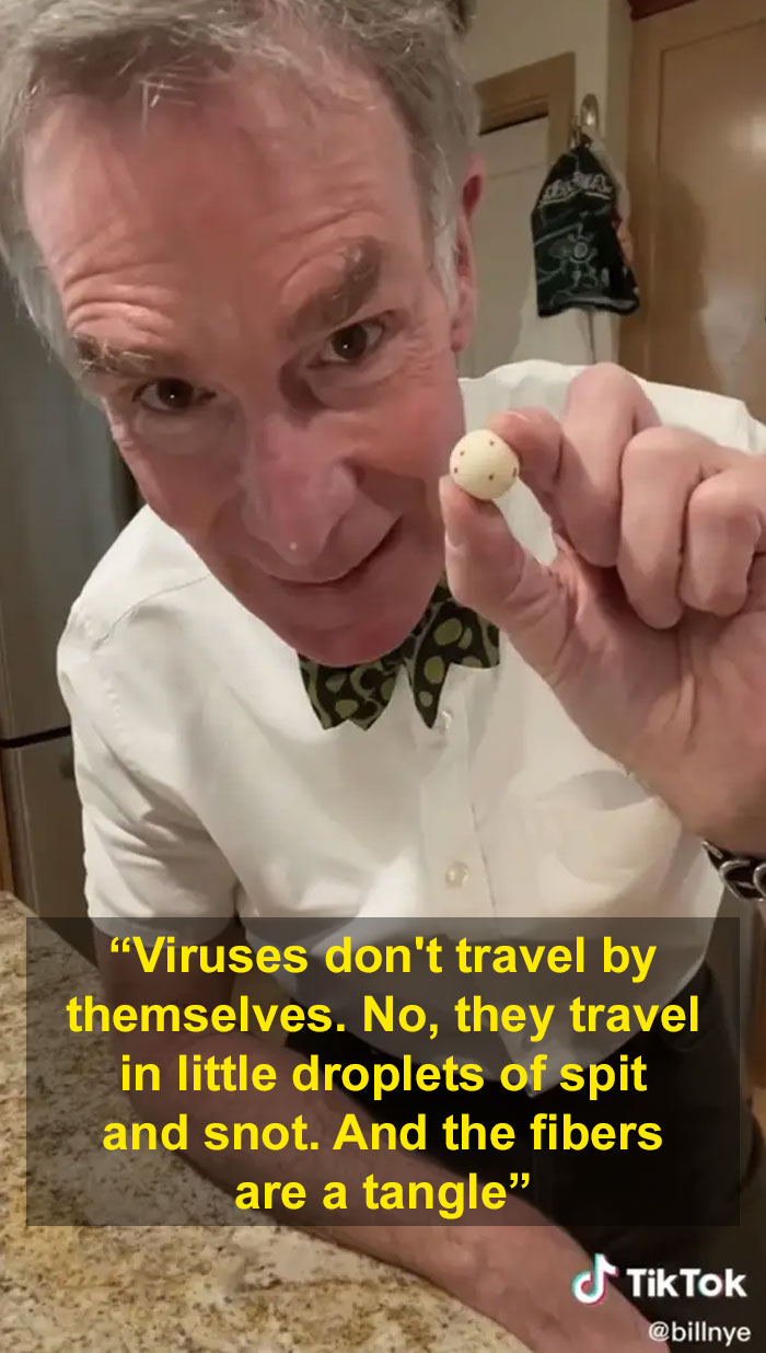 Bill Nye Perfectly Shuts Down Anti-Maskers’ Fake Science On Why Masks Don’t Work Bill Nye Perfectly Shuts Down Anti-Maskers’ Fake Science On Why Masks Don’t Work