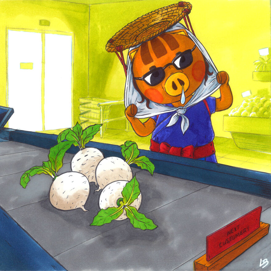 My 29 New Illustrations Show What Famous Characters Would Buy At The Supermarket