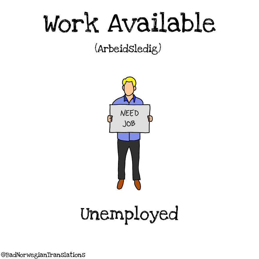 40 Brilliantly Literal Norwegian Words That Say Exactly What They Mean Illustrated By Me 40 Brilliantly Literal Norwegian Words That Say Exactly What They Mean Illustrated By Me