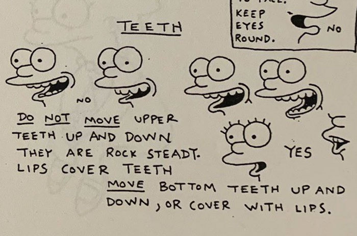 ‘The Simpsons’ Style Guide From 1990 Reveals Certain Rules For Animating Characters And It’s Fascinating