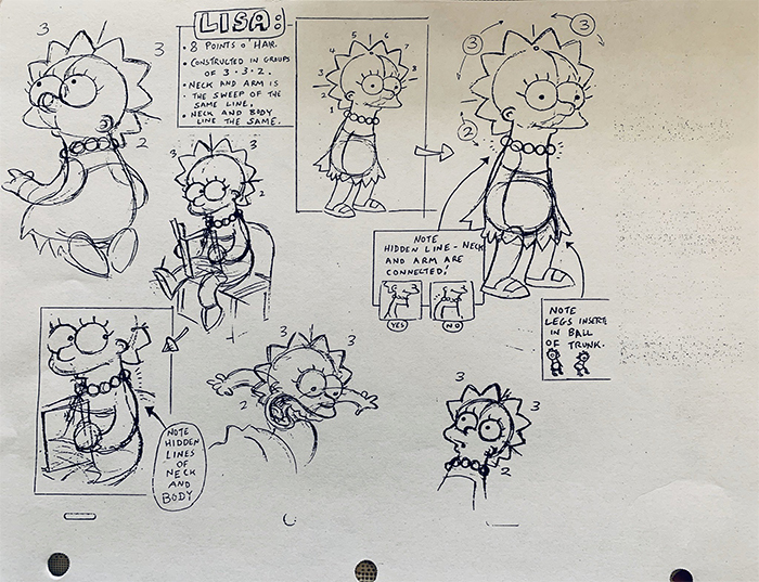 ‘The Simpsons’ Style Guide From 1990 Reveals Certain Rules For Animating Characters And It’s Fascinating