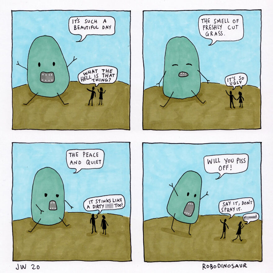 I Make Comics About A Misunderstood Monster That Nobody Likes, So He Sometimes Loses It (10 Pics) I Make Comics About A Misunderstood Monster That Nobody Likes, So He Sometimes Loses It (10 Pics)