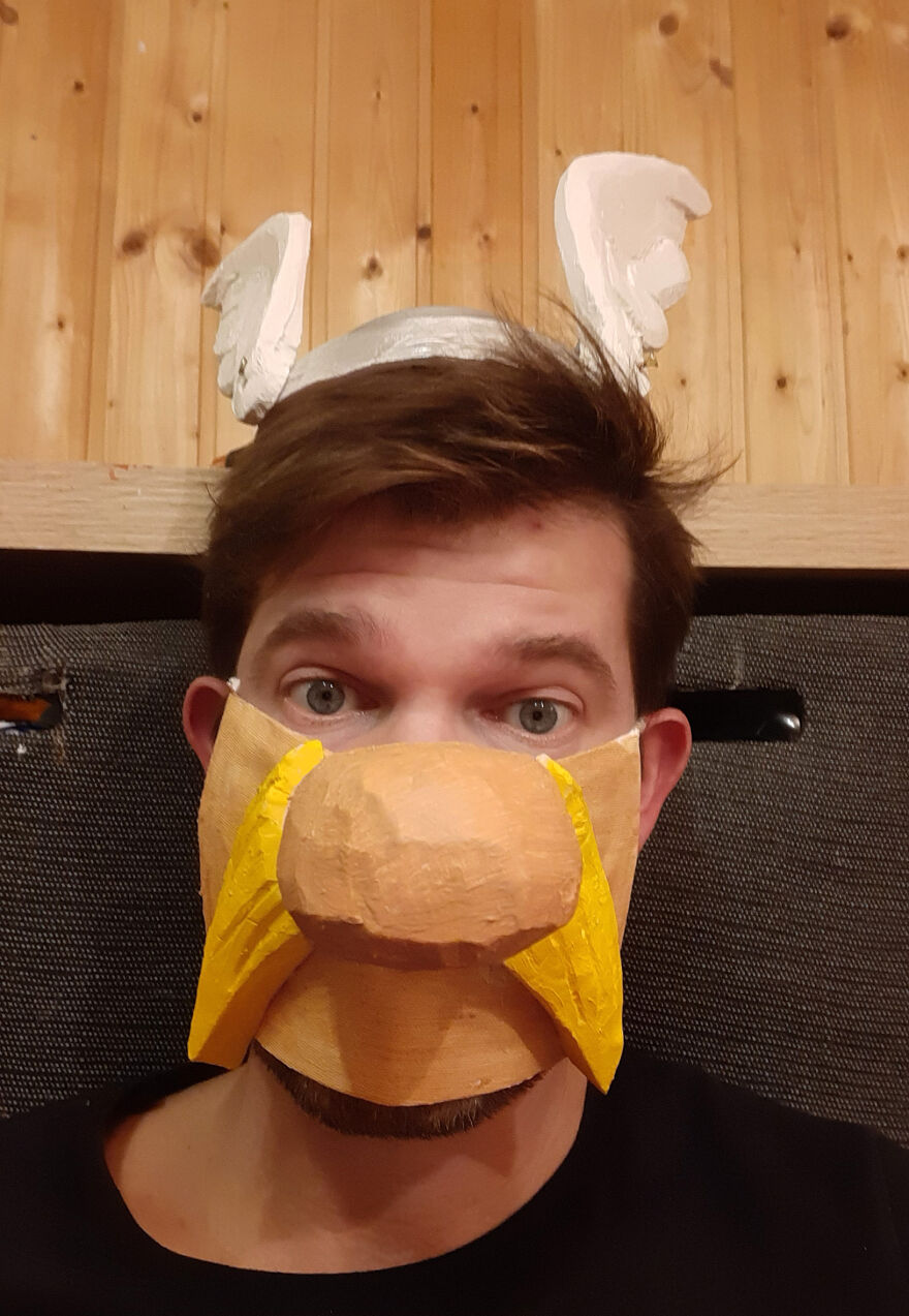 I’ve Made 100 Creative Masks For Each Day Of Lockdown, And Here Are My 30 Newest Ones I’ve Made 100 Creative Masks For Each Day Of Lockdown, And Here Are My 30 Newest Ones