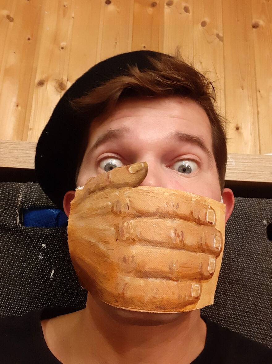 I’ve Made 100 Creative Masks For Each Day Of Lockdown, And Here Are My 30 Newest Ones I’ve Made 100 Creative Masks For Each Day Of Lockdown, And Here Are My 30 Newest Ones