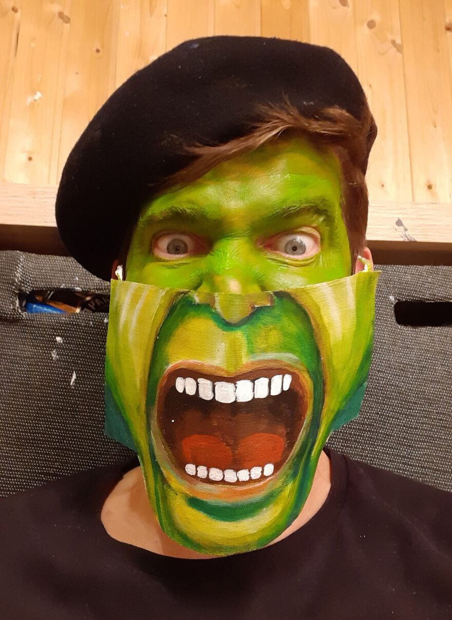 I’ve Made 100 Creative Masks For Each Day Of Lockdown, And Here Are My 30 Newest Ones I’ve Made 100 Creative Masks For Each Day Of Lockdown, And Here Are My 30 Newest Ones