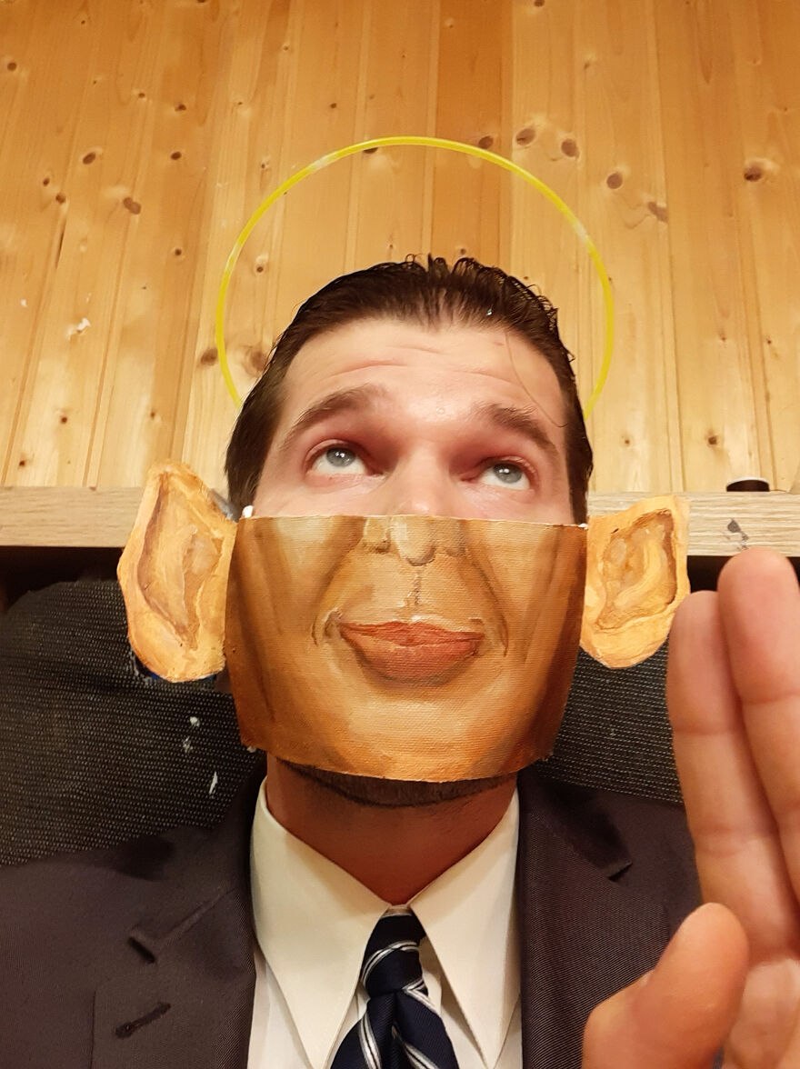 I’ve Made 100 Creative Masks For Each Day Of Lockdown, And Here Are My 30 Newest Ones I’ve Made 100 Creative Masks For Each Day Of Lockdown, And Here Are My 30 Newest Ones