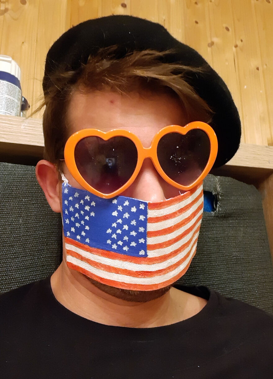 I’ve Made 100 Creative Masks For Each Day Of Lockdown, And Here Are My 30 Newest Ones I’ve Made 100 Creative Masks For Each Day Of Lockdown, And Here Are My 30 Newest Ones
