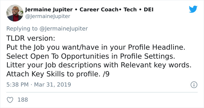 Guy Jokes About How He “Applied” To 547 Jobs And Was “Rejected” From All Of Them, But One Man Shared Some Useful Advice On LinkedIn Profiles Guy Jokes About How He “Applied” To 547 Jobs And Was “Rejected” From All Of Them, But One Man Shared Some Useful Advice On LinkedIn Profiles