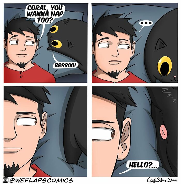 35 Comics That Show What Living With A Cat Is Really Like (New Pics)