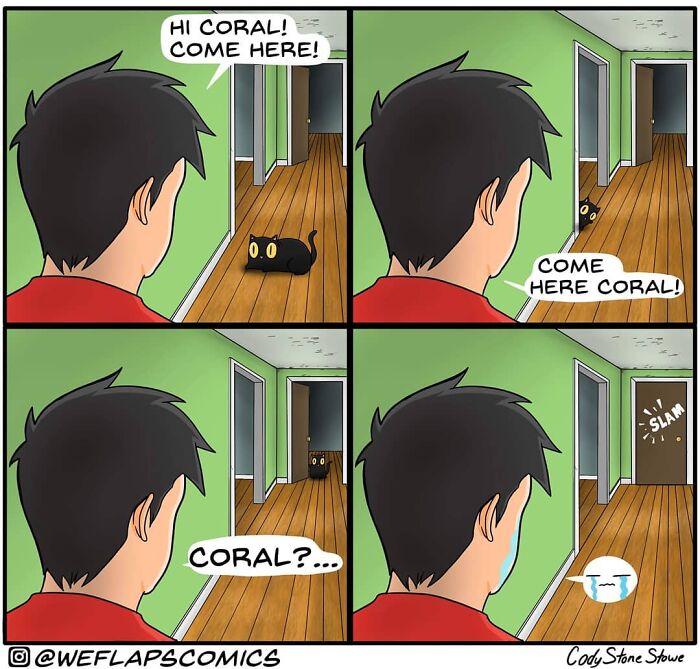 35 Comics That Show What Living With A Cat Is Really Like (New Pics)