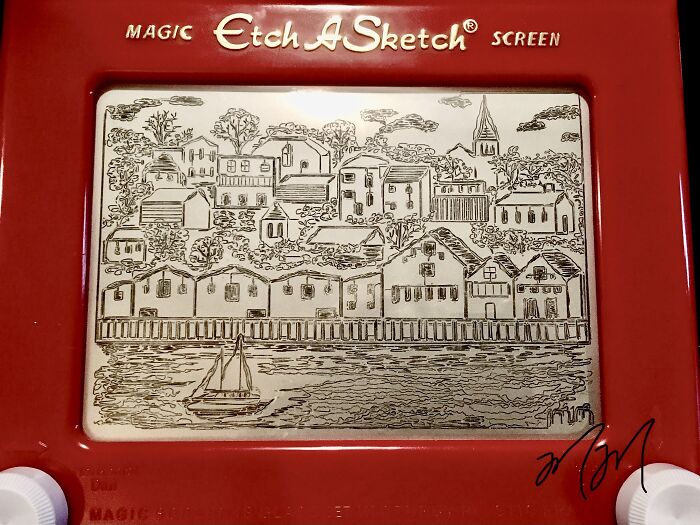 I Can Draw On The Etch-A-Sketch Better Than I Can On Paper (19 Pics) I Can Draw On The Etch-A-Sketch Better Than I Can On Paper (19 Pics)