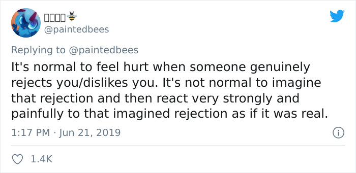 Person Gives A Spot-On Explanation Of Rejection-Sensitive Dysphoria, Many Are Surprised This ADHD Symptom Has A Name Person Gives A Spot-On Explanation Of Rejection-Sensitive Dysphoria, Many Are Surprised This ADHD Symptom Has A Name