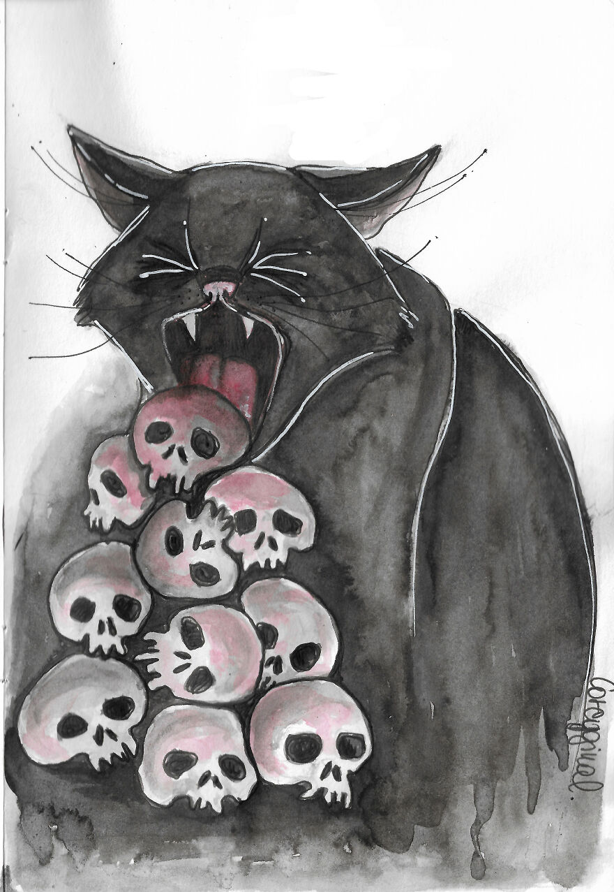 I Randomly Decided To Try Inktober This Year And Here Are The Results I Randomly Decided To Try Inktober This Year And Here Are The Results