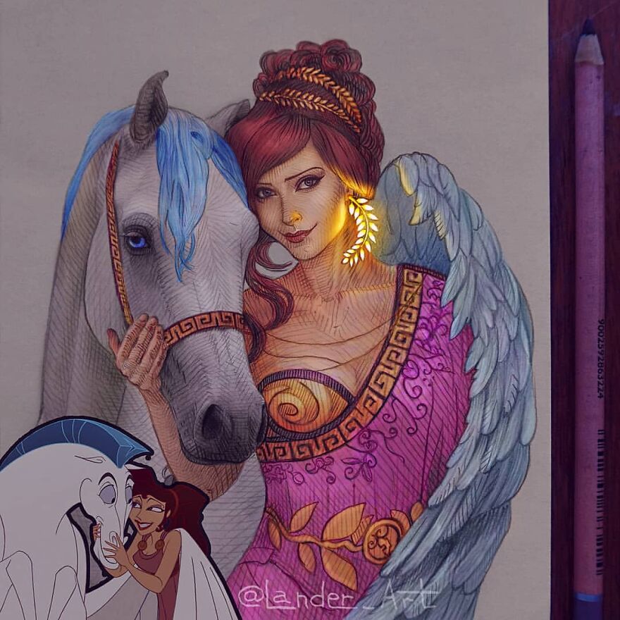 This Artist’s Drawings Of Cartoon Princesses And Their Pets Look Like They’re Glowing (7 Pics) This Artist’s Drawings Of Cartoon Princesses And Their Pets Look Like They’re Glowing (7 Pics)