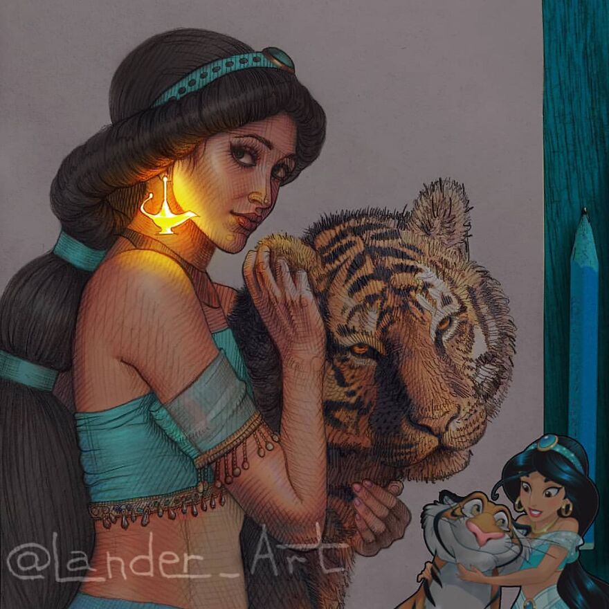 This Artist’s Drawings Of Cartoon Princesses And Their Pets Look Like They’re Glowing (7 Pics) This Artist’s Drawings Of Cartoon Princesses And Their Pets Look Like They’re Glowing (7 Pics)