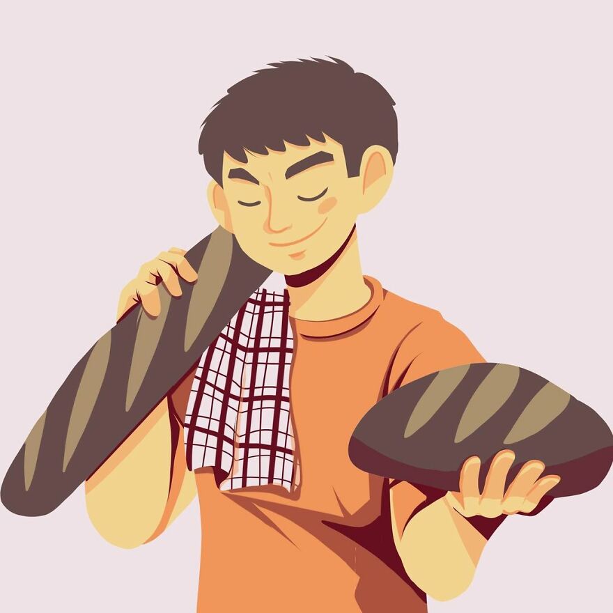 For Fifty Days, I Illustrated An Experience That Made Me Happy Every Day For Fifty Days, I Illustrated An Experience That Made Me Happy Every Day