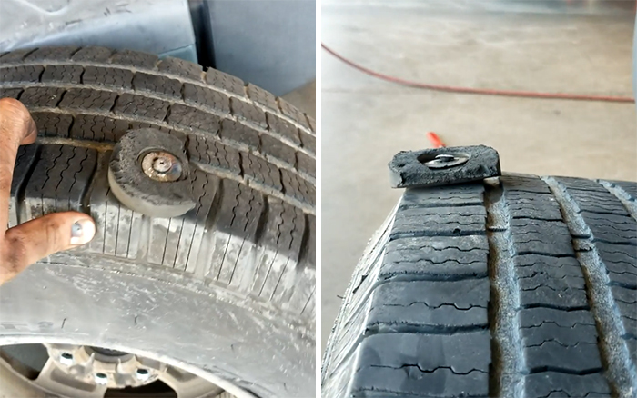 Tire Shop Employee Shares Pics Of The Things He Has Seen On The Job, And Here Are 28 Of The Craziest Ones Tire Shop Employee Shares Pics Of The Things He Has Seen On The Job, And Here Are 28 Of The Craziest Ones