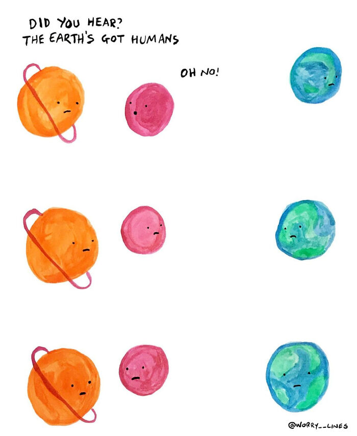 30 Minimalistic Illustrations That Tackle Mental Health By “Worry Lines” 30 Minimalistic Illustrations That Tackle Mental Health By “Worry Lines”