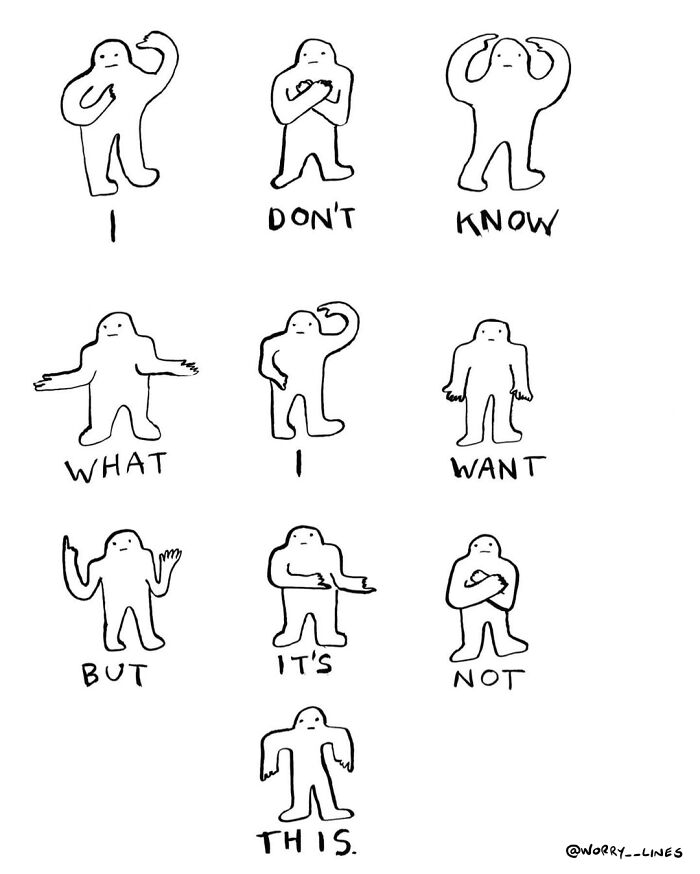 30 Minimalistic Illustrations That Tackle Mental Health By “Worry Lines” 30 Minimalistic Illustrations That Tackle Mental Health By “Worry Lines”