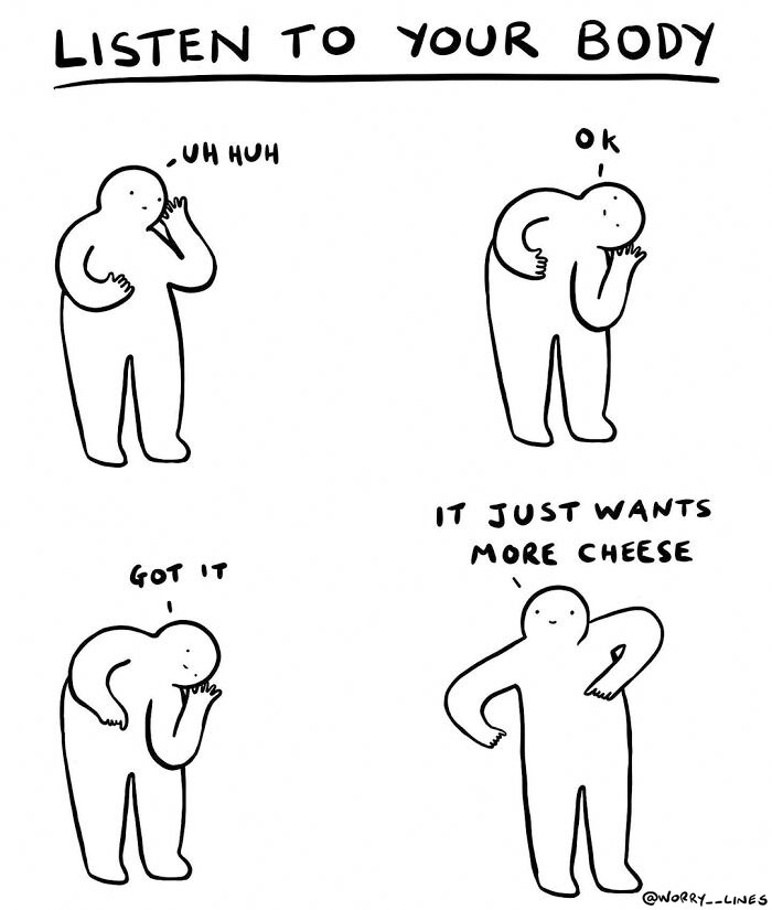 30 Minimalistic Illustrations That Tackle Mental Health By “Worry Lines” 30 Minimalistic Illustrations That Tackle Mental Health By “Worry Lines”