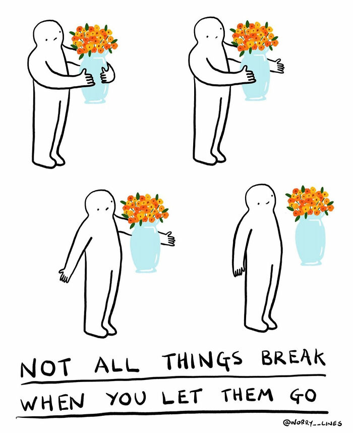 30 Minimalistic Illustrations That Tackle Mental Health By “Worry Lines” 30 Minimalistic Illustrations That Tackle Mental Health By “Worry Lines”