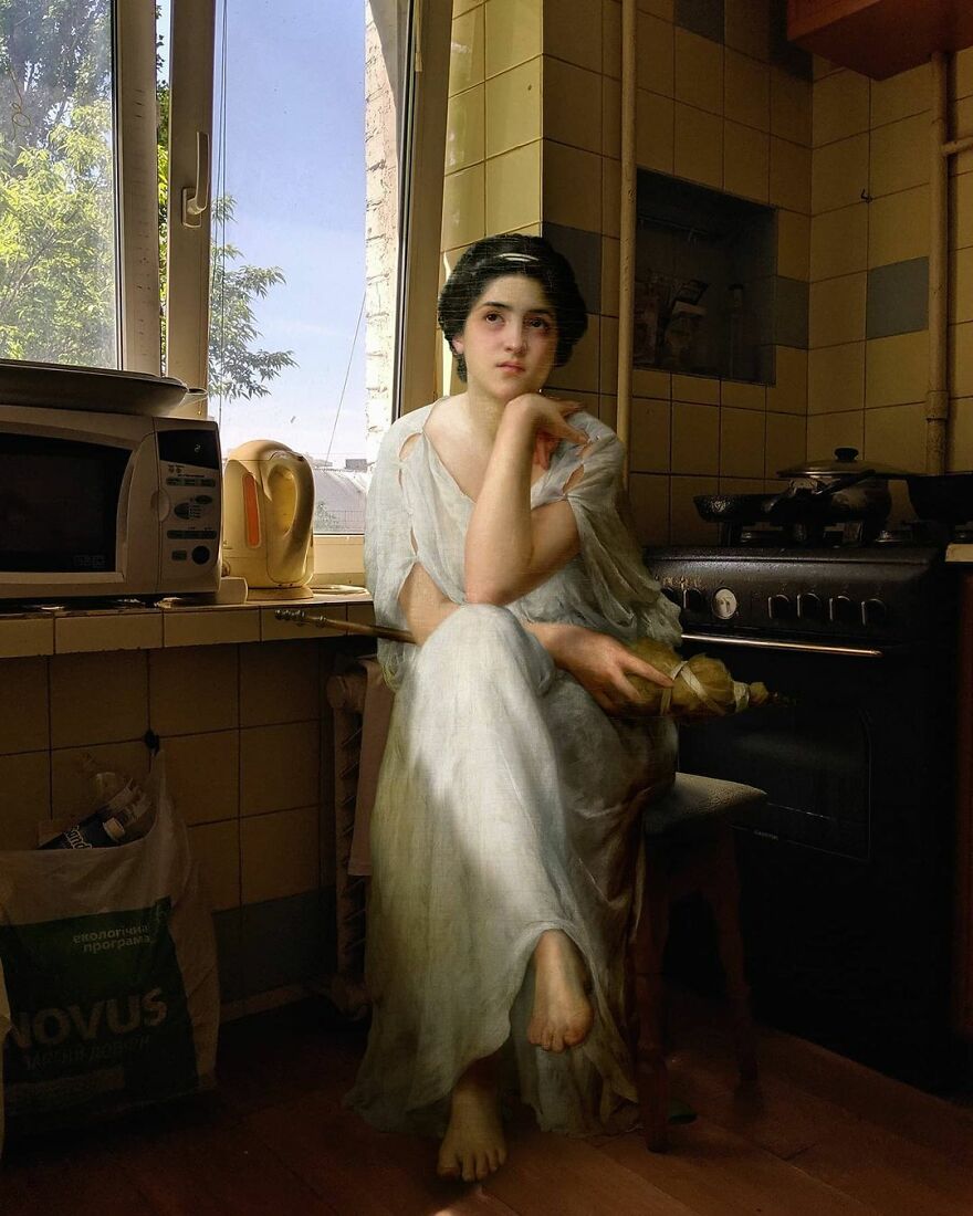 Artist Places People From Classical Paintings Into The Modern World And The Result Is Surprisingly Fitting (27 New Pics) Artist Places People From Classical Paintings Into The Modern World And The Result Is Surprisingly Fitting (27 New Pics)