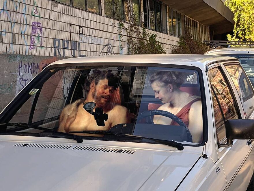 Artist Places People From Classical Paintings Into The Modern World And The Result Is Surprisingly Fitting (27 New Pics)