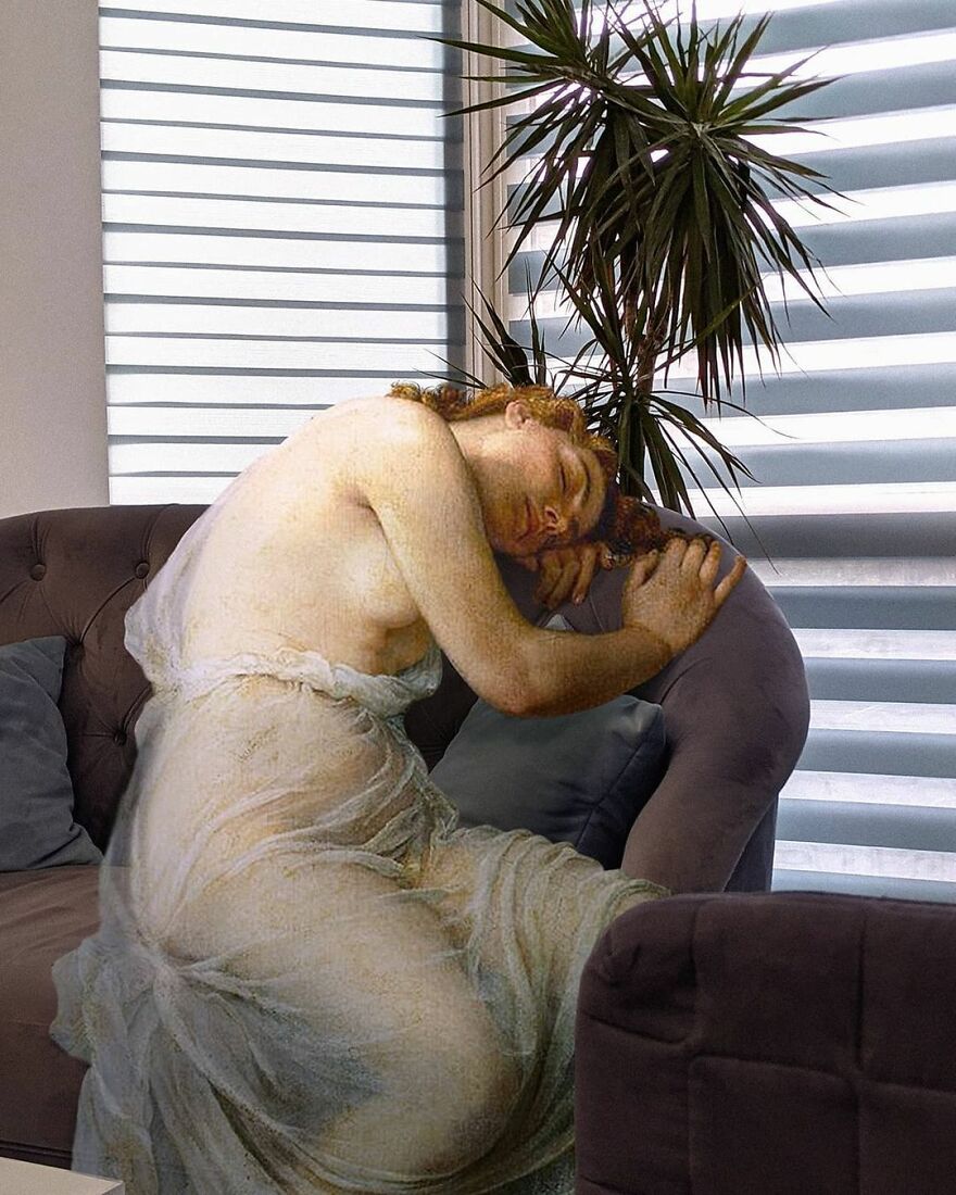 Artist Places People From Classical Paintings Into The Modern World And The Result Is Surprisingly Fitting (27 New Pics)