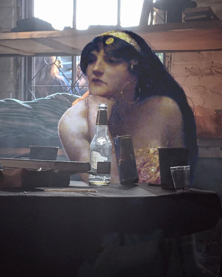 Artist Places People From Classical Paintings Into The Modern World And The Result Is Surprisingly Fitting (27 New Pics)