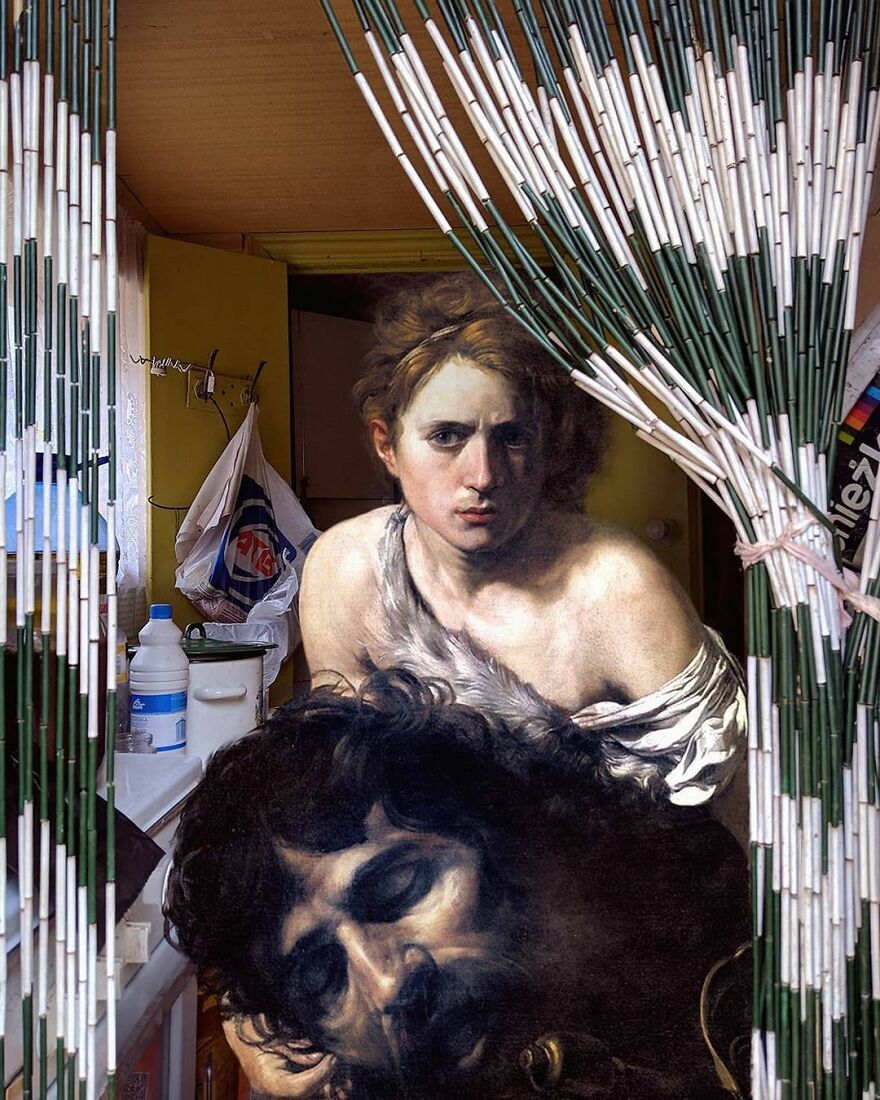 Artist Places People From Classical Paintings Into The Modern World And The Result Is Surprisingly Fitting (27 New Pics)