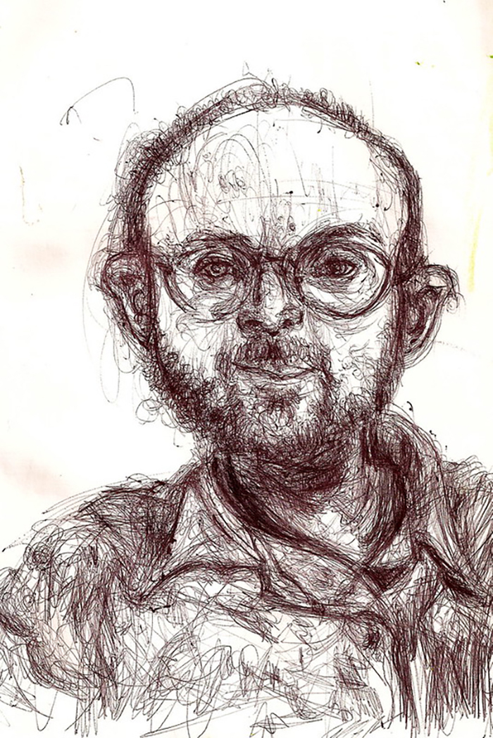 Bryan Lewis Saunders: Artist Paints Self-Portraits Under The Influence Bryan Lewis Saunders: Artist Paints Self-Portraits Under The Influence