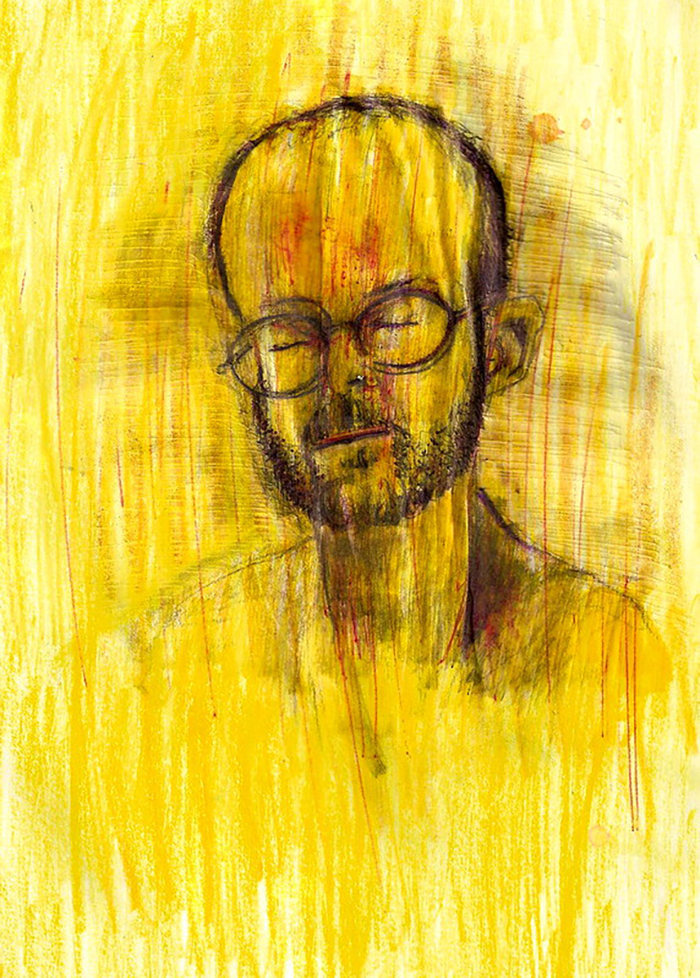 Bryan Lewis Saunders: Artist Paints Self-Portraits Under The Influence Bryan Lewis Saunders: Artist Paints Self-Portraits Under The Influence