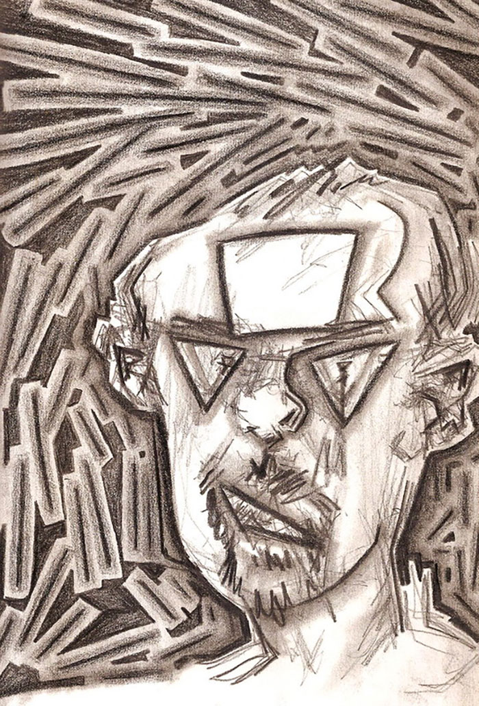 Bryan Lewis Saunders: Artist Paints Self-Portraits Under The Influence Bryan Lewis Saunders: Artist Paints Self-Portraits Under The Influence