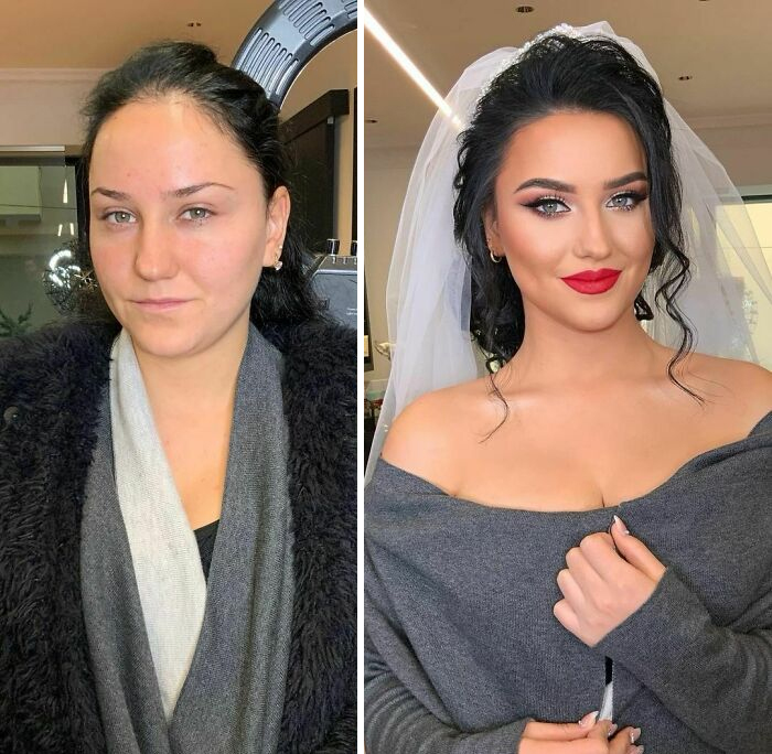 30 Women Before And After Their Bridal Makeup By Arber Bytyqi (New Pics) 30 Women Before And After Their Bridal Makeup By Arber Bytyqi (New Pics)
