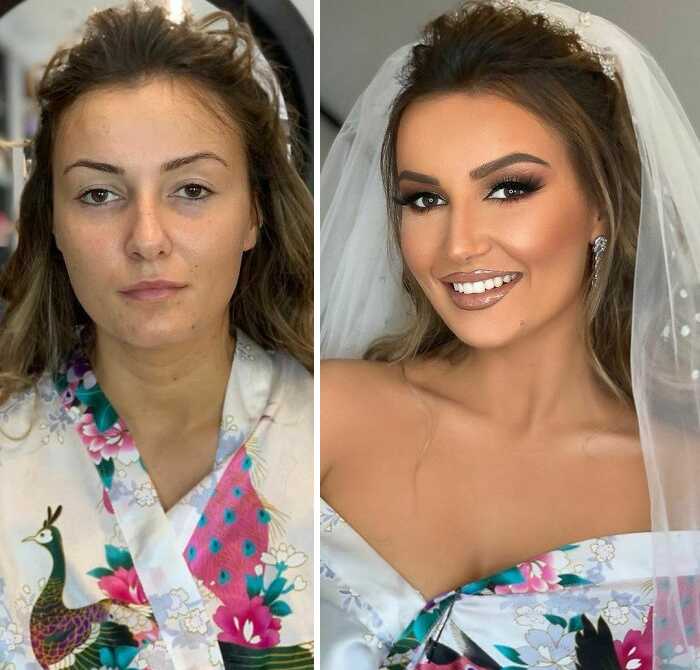 30 Women Before And After Their Bridal Makeup By Arber Bytyqi (New Pics) 30 Women Before And After Their Bridal Makeup By Arber Bytyqi (New Pics)