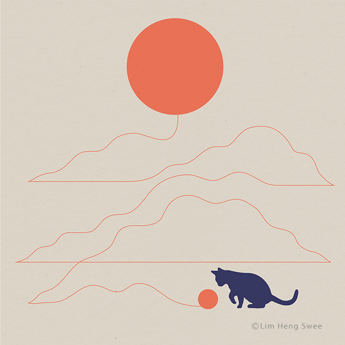 My 25 Minimal Illustrations That Blend Cats Into Landscapes And Other Scenes (New Pics) My 25 Minimal Illustrations That Blend Cats Into Landscapes And Other Scenes (New Pics)