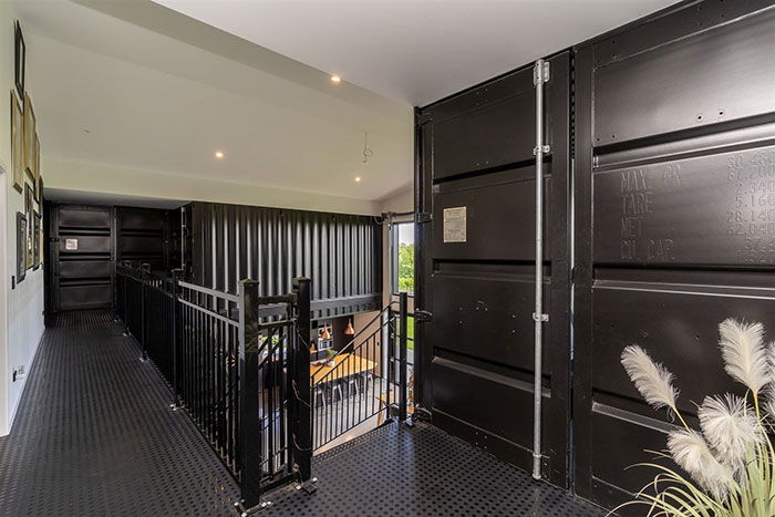 This House Was Built Out Of 12 Shipping Containers And Both The Interior And Exterior Look Stunning This House Was Built Out Of 12 Shipping Containers And Both The Interior And Exterior Look Stunning