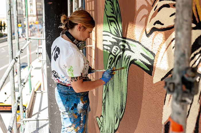 This Mural In Warsaw Is Eating Up Smog, Doing The Work Of 720 Trees This Mural In Warsaw Is Eating Up Smog, Doing The Work Of 720 Trees