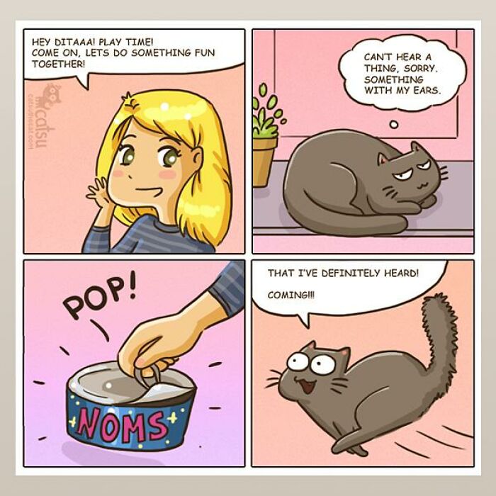 31 Comics That Cat Lovers Will Totally Relate To By This Comic Artist (New Pics) 31 Comics That Cat Lovers Will Totally Relate To By This Comic Artist (New Pics)