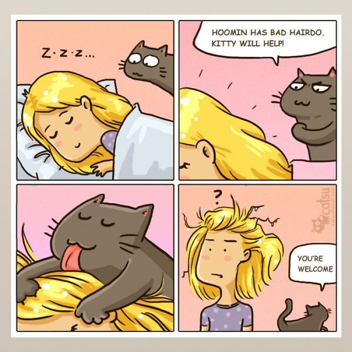 31 Comics That Cat Lovers Will Totally Relate To By This Comic Artist (New Pics) 31 Comics That Cat Lovers Will Totally Relate To By This Comic Artist (New Pics)