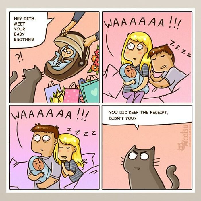 31 Comics That Cat Lovers Will Totally Relate To By This Comic Artist (New Pics) 31 Comics That Cat Lovers Will Totally Relate To By This Comic Artist (New Pics)