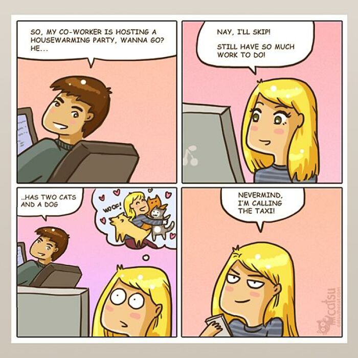 31 Comics That Cat Lovers Will Totally Relate To By This Comic Artist (New Pics) 31 Comics That Cat Lovers Will Totally Relate To By This Comic Artist (New Pics)