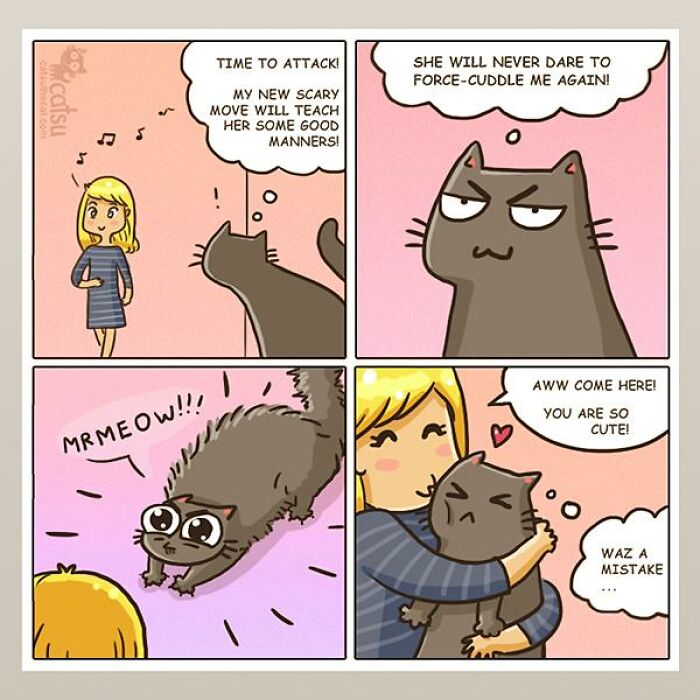 31 Comics That Cat Lovers Will Totally Relate To By This Comic Artist (New Pics) 31 Comics That Cat Lovers Will Totally Relate To By This Comic Artist (New Pics)