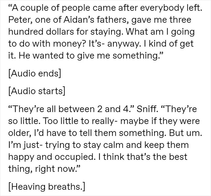Over 75K People On Tumblr Can’t Get Enough Of This Fictional Story About A Daycare Worker Watching Over Toddlers During The End Of The World Over 75K People On Tumblr Can’t Get Enough Of This Fictional Story About A Daycare Worker Watching Over Toddlers During The End Of The World
