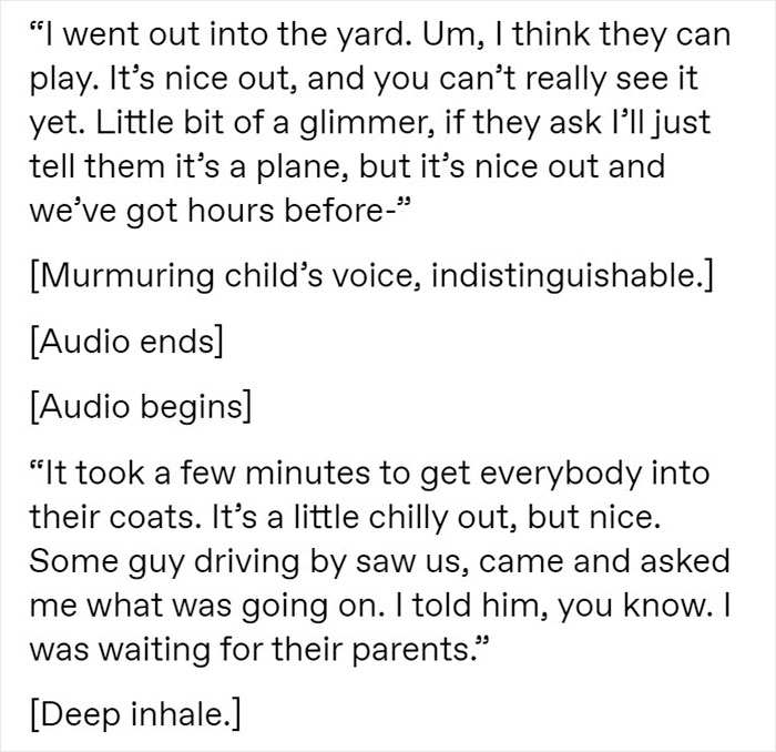 Over 75K People On Tumblr Can’t Get Enough Of This Fictional Story About A Daycare Worker Watching Over Toddlers During The End Of The World Over 75K People On Tumblr Can’t Get Enough Of This Fictional Story About A Daycare Worker Watching Over Toddlers During The End Of The World