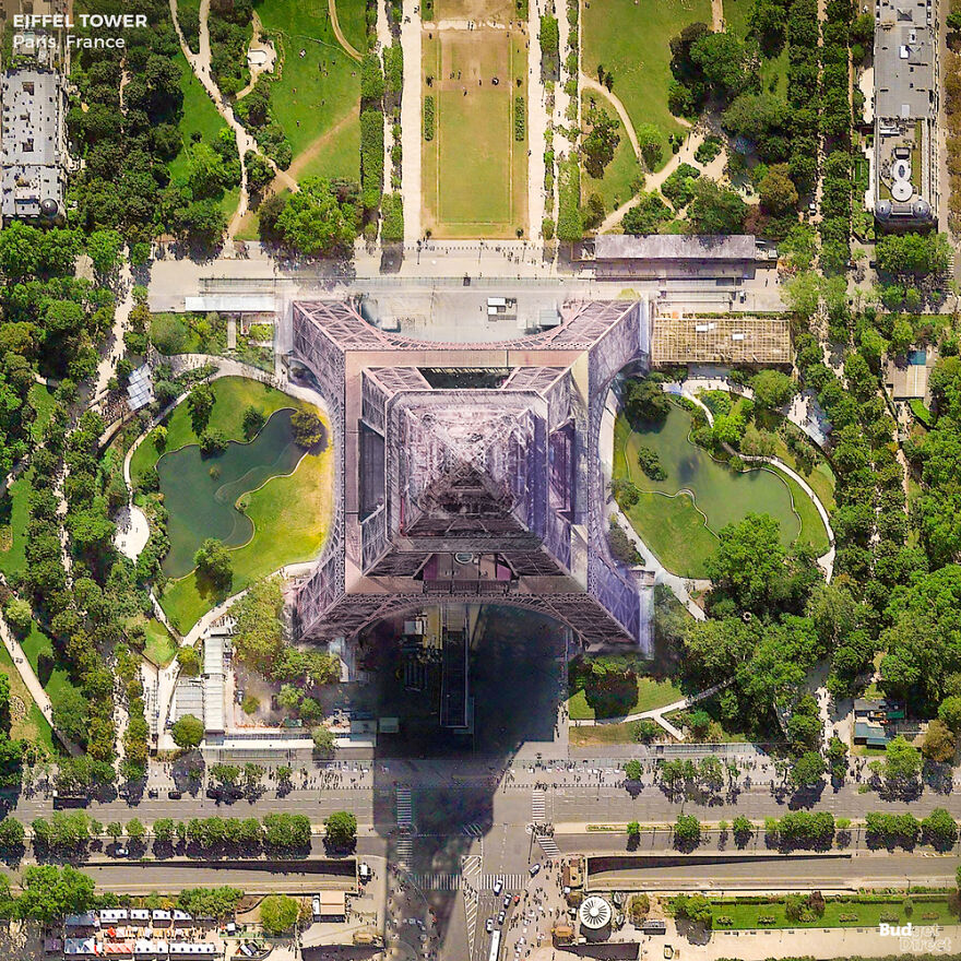 This Is What 6 Iconic Landmarks Look Like From Above This Is What 6 Iconic Landmarks Look Like From Above