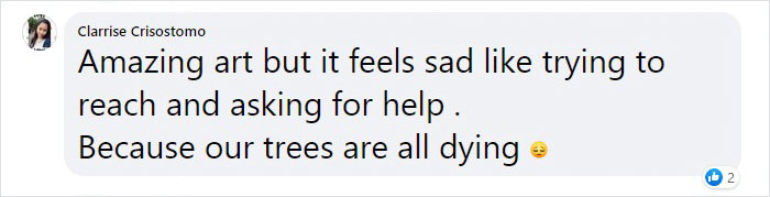 Storm-Damaged Tree In Wales Gets Transformed Into A 50 Ft Hand Worth $16,000 Storm-Damaged Tree In Wales Gets Transformed Into A 50 Ft Hand Worth $16,000